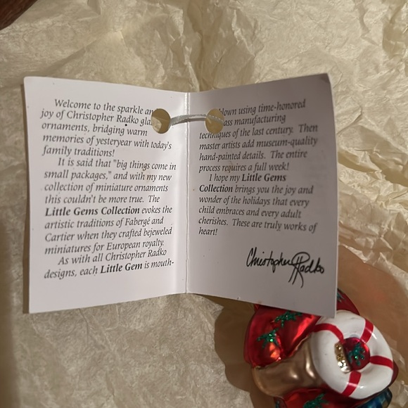 Christopher Radko Little Gem Beach Comber - Picture 3 of 3